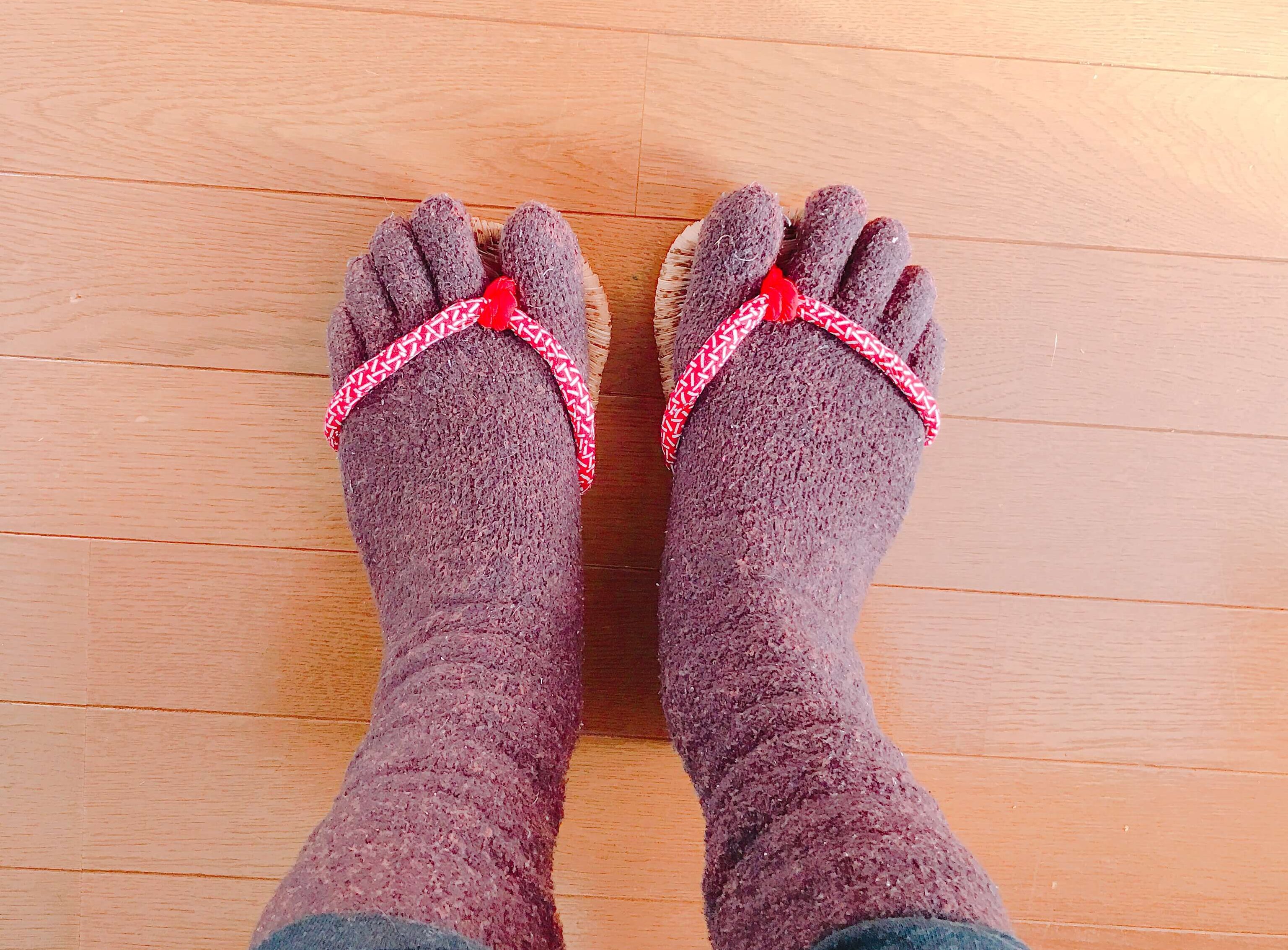 竹虎の足半草履を口コミします